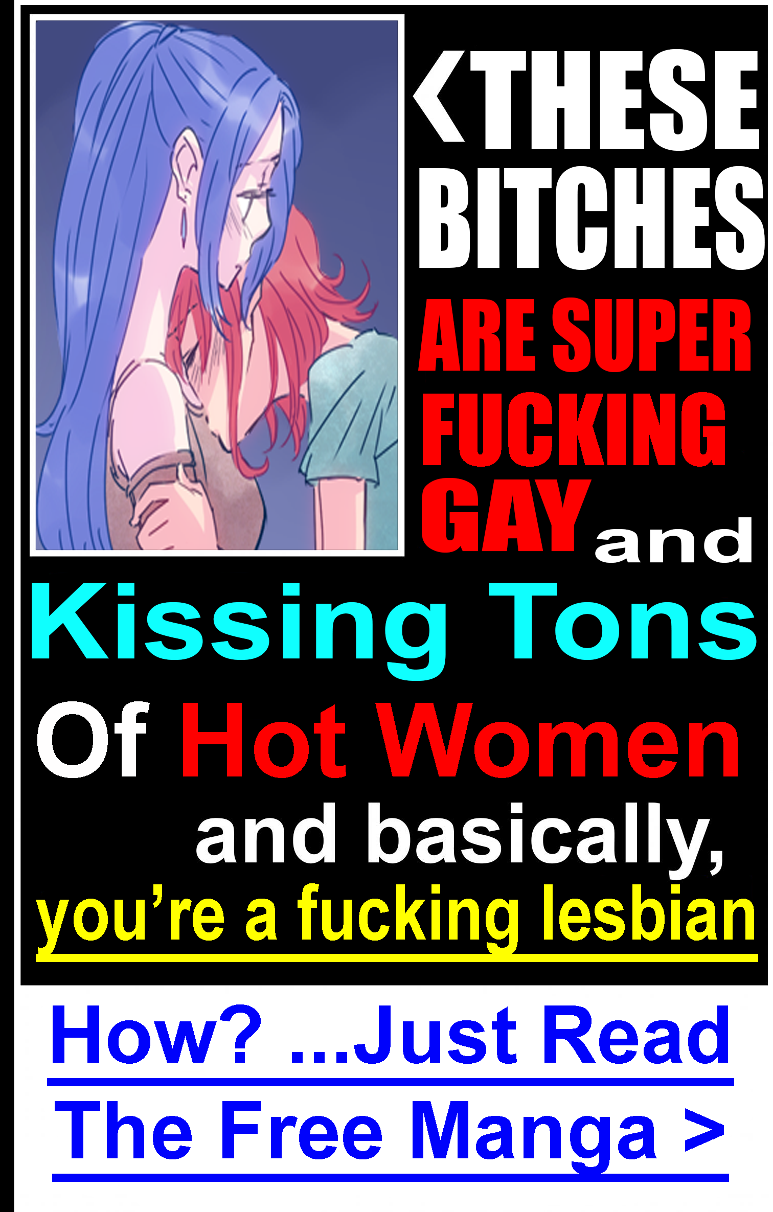 these bitches are super fucking gay and kissing tons of hot women